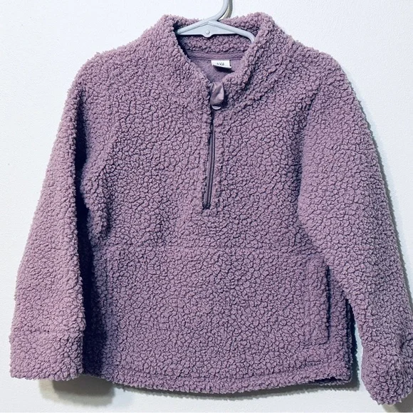 NWOT Gap Quarter Zip Sherpa Sweatshirt - Picture 6 of 7
